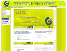 Tablet Screenshot of dasgate.de